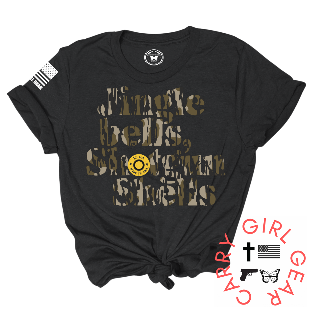 Jingle Bells Tee Xs / Black Unisex Cut Cgg Perfect Tee