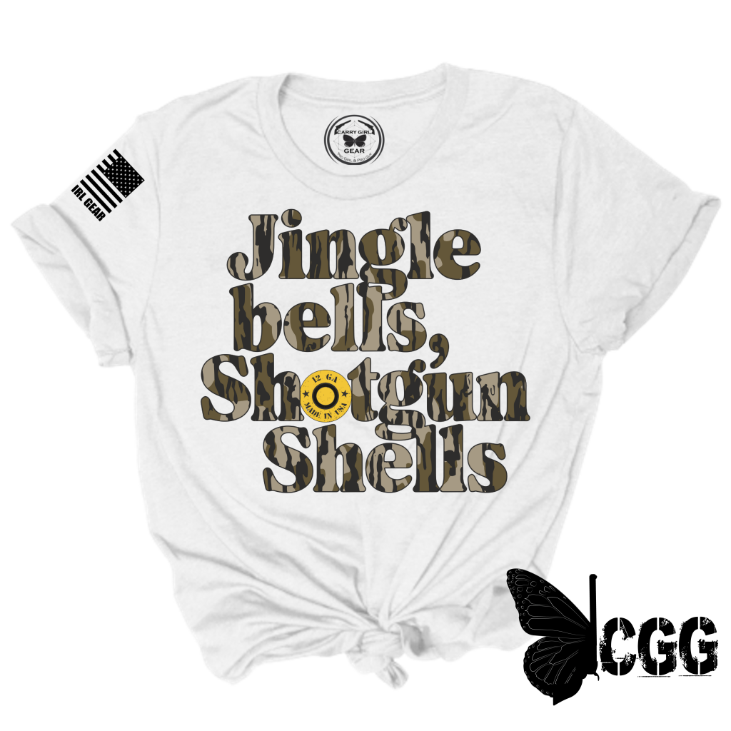 Jingle Bells Tee Xs / White Unisex Cut Cgg Perfect Tee