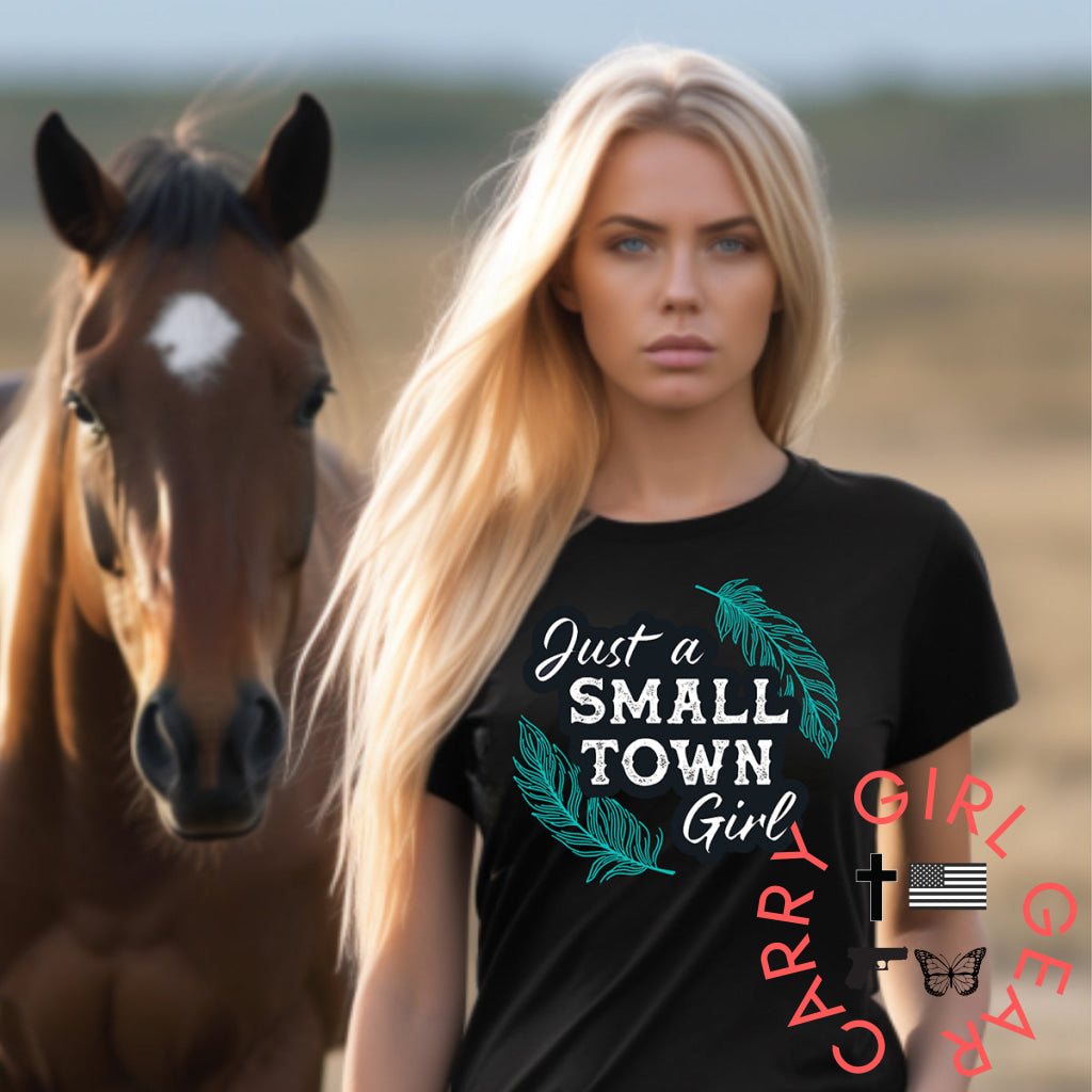 Just A Small Town Girl Graphic Tee T-Shirt T-Shirt