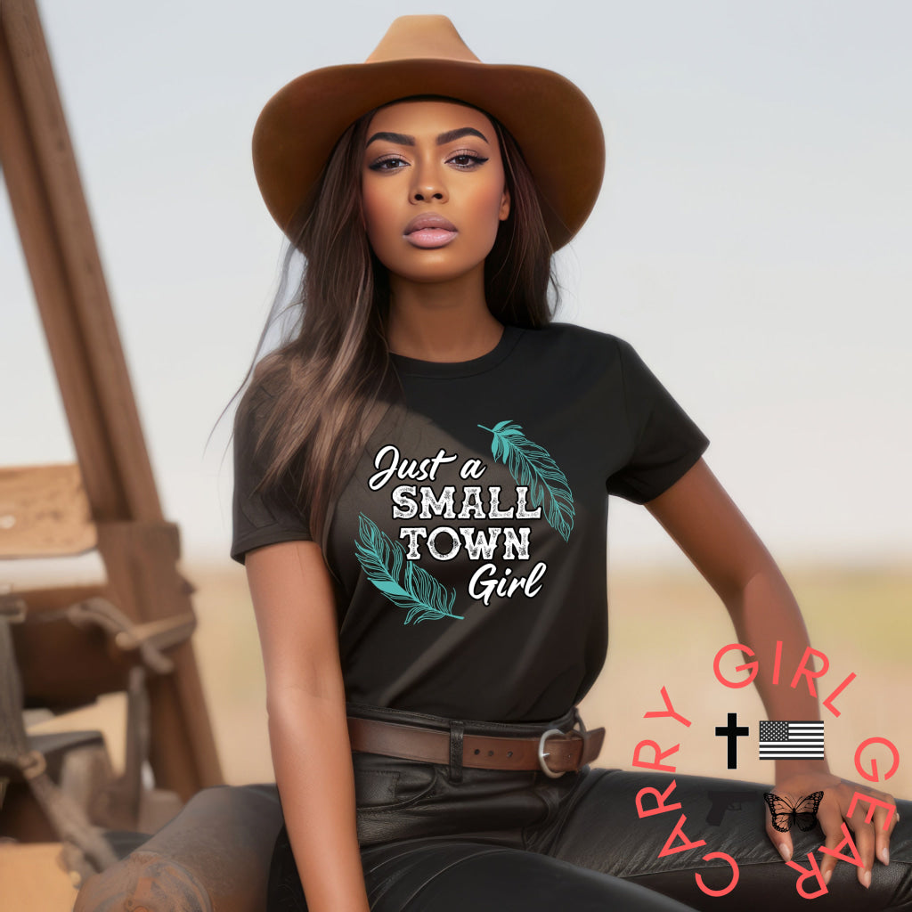Just A Small Town Girl Graphic Tee T-Shirt T-Shirt