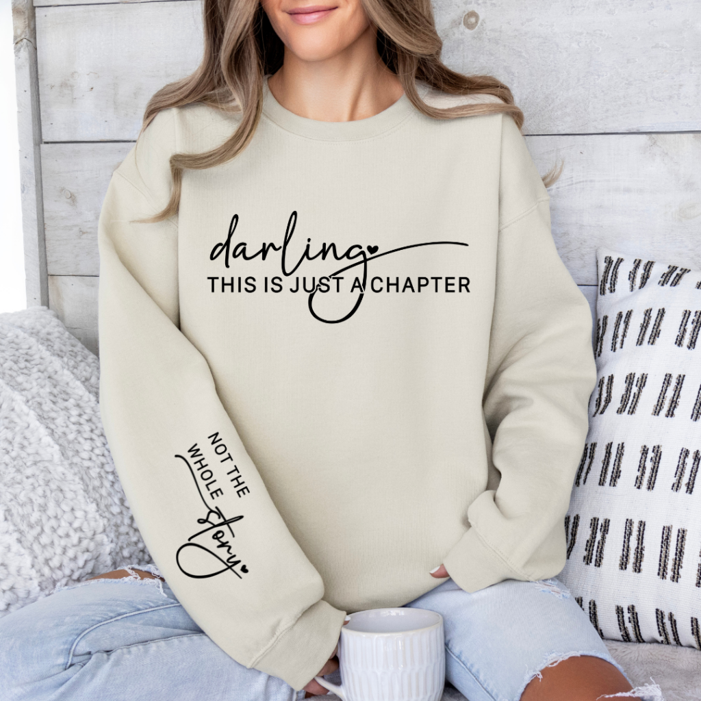 JUST ANOTHER STORY SWEATSHIRT SM / SAND Sweatshirt