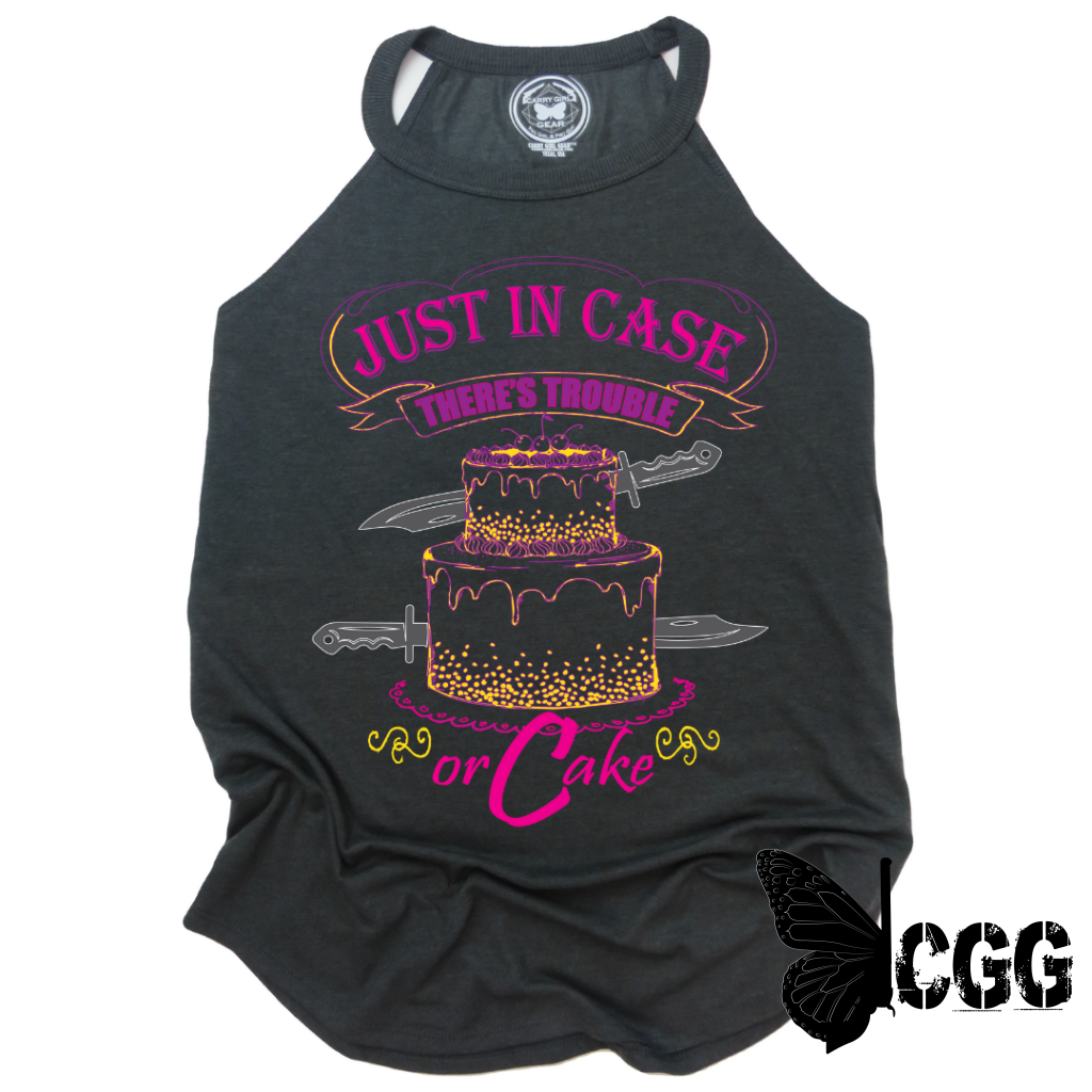 Just In Case Theres Cake Badass Tank Xs / Black Cgg Badass Tank