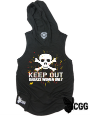 Keep Out **october 2021 Club Hoodie Tank Xs / Black Cgg Hoodie Tank