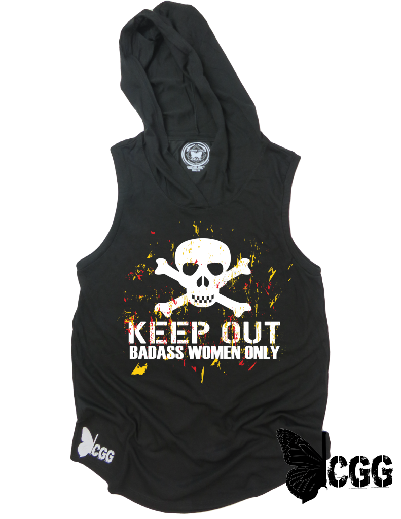 Keep Out **october 2021 Club Hoodie Tank Xs / Black Cgg Hoodie Tank