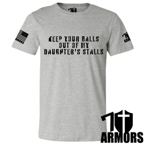 Keep Your Balls T-Shirt Sm / Gray T-Shirts