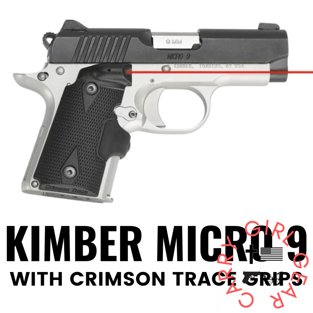 Kimber Micro 9 with Crimson Trace Grips Flashbang Bra Holster Flashbang - By Gun Fit