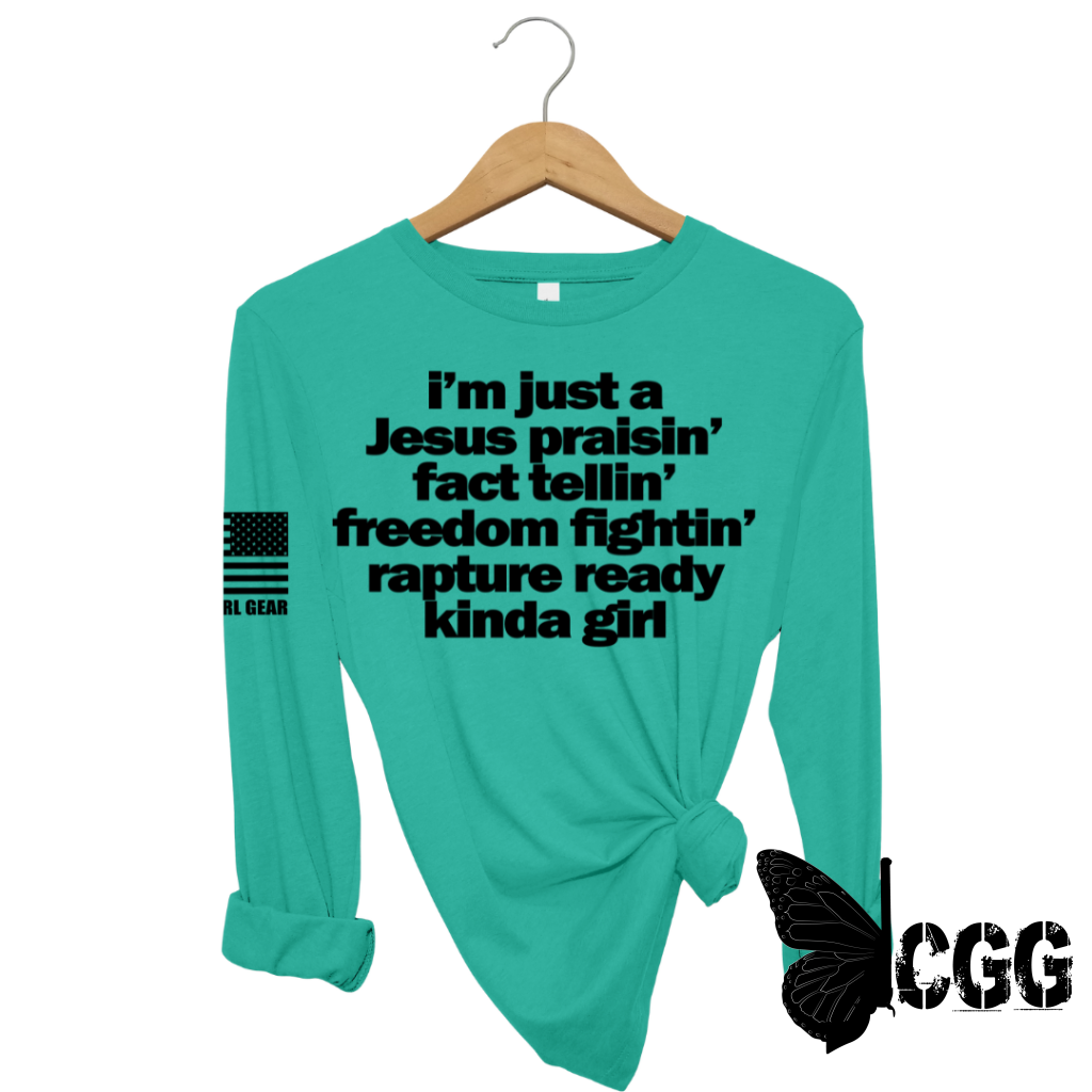 Kinda Girl Long Sleeve Jade / Xs