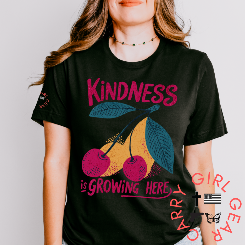 KINDNESS TEE SM / BLACK / UNISEX CUT CGG PERFECT TEE