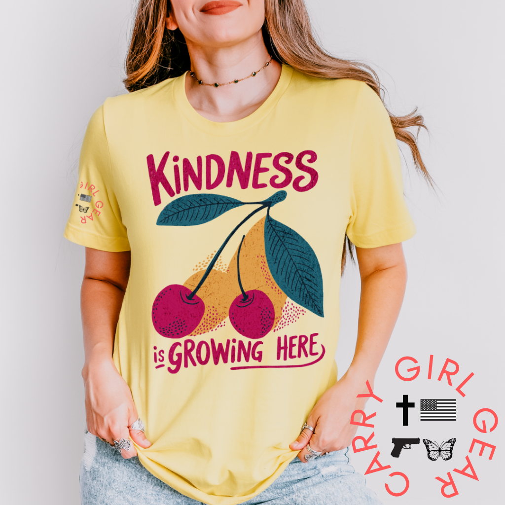 KINDNESS TEE SM / YELLOW / UNISEX CUT CGG PERFECT TEE