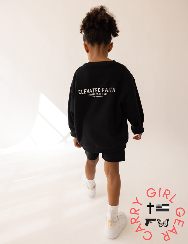 Kingdom Club Black Kids Crewneck 2T Kids Crewneck
