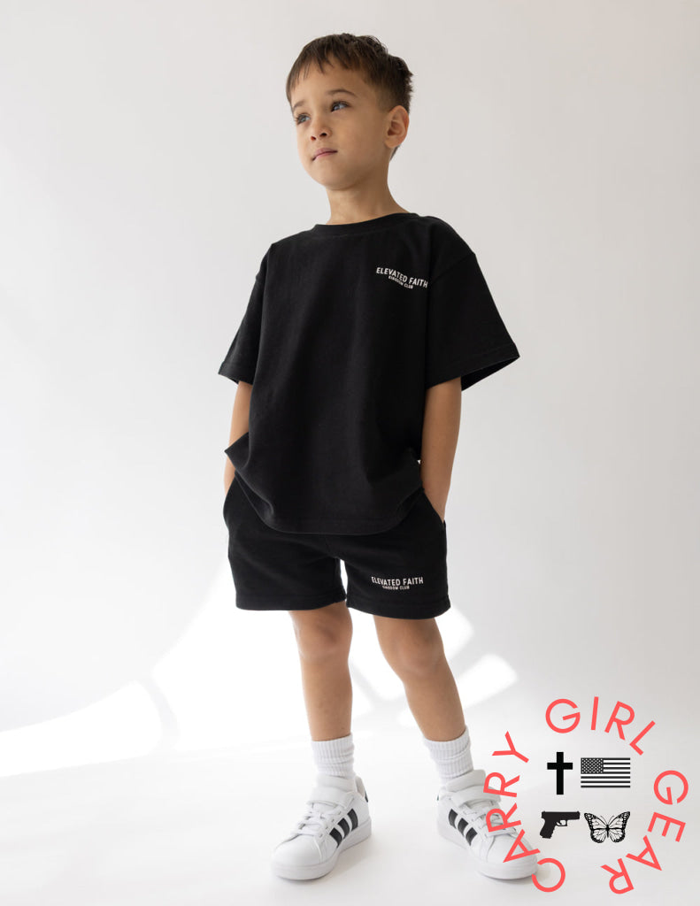 Kingdom Club Black Kids Tee Kids T-Shirt