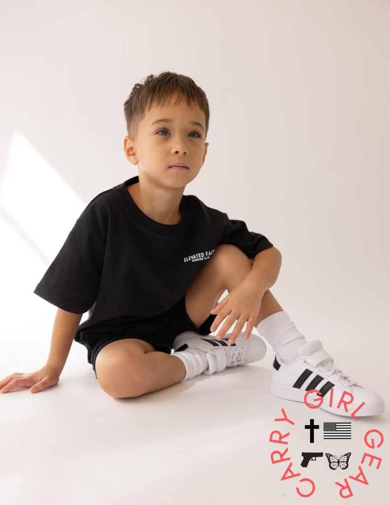 Kingdom Club Black Kids Tee Kids T-Shirt