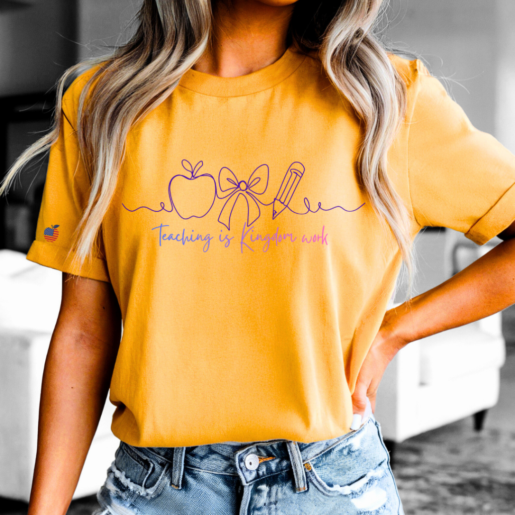 KINGDOM WORK TEE Gold / XS / UNISEX TEE T-Shirts