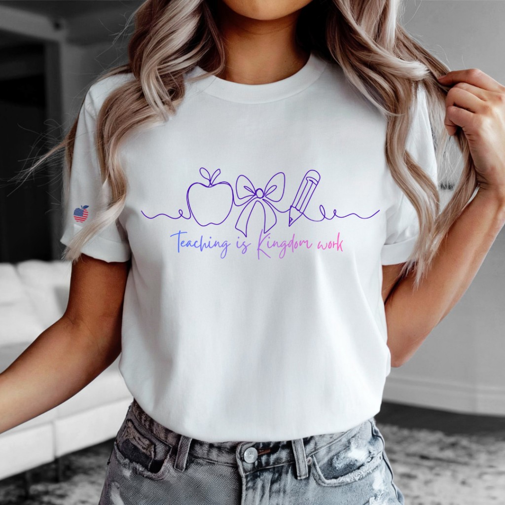 KINGDOM WORK TEE White / XS / UNISEX TEE T-Shirts