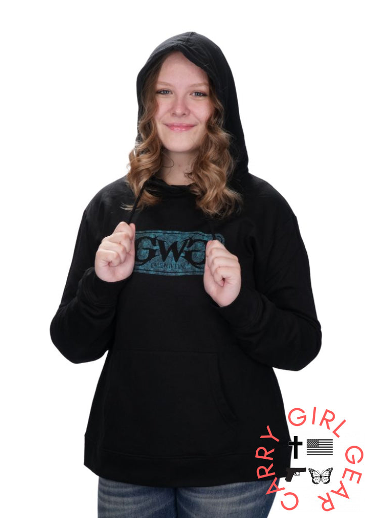 Label Hoodie | Black Hoodie