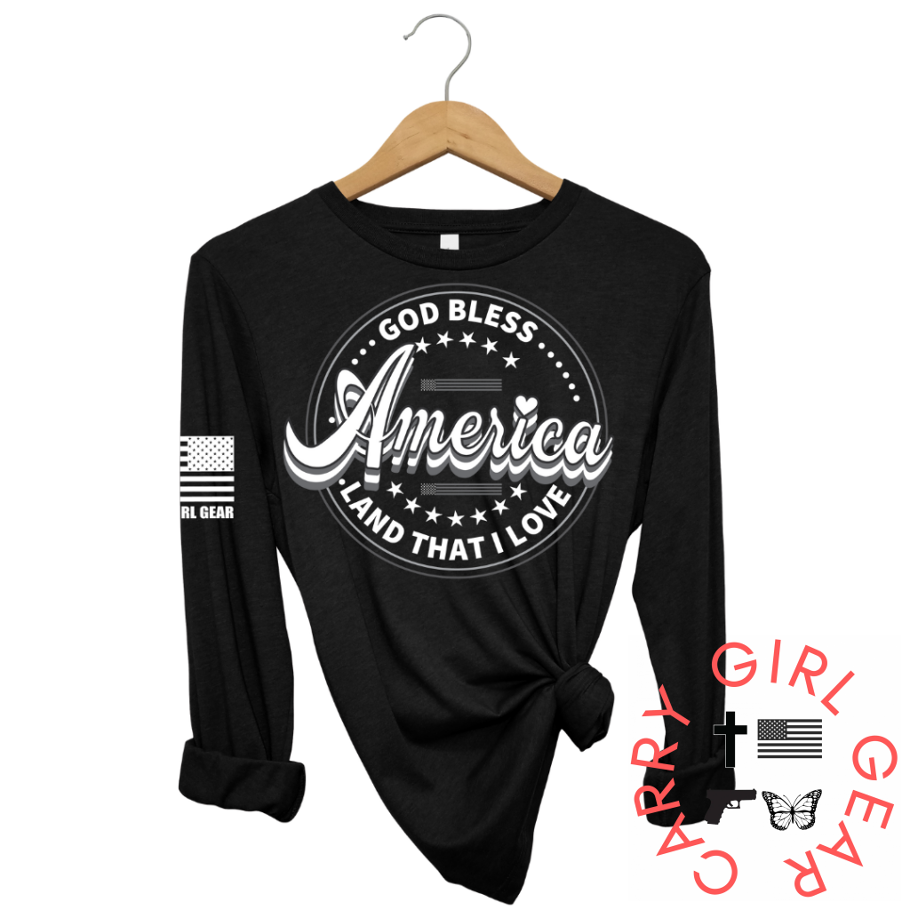 Land That I Love Long Sleeve Black / Xs