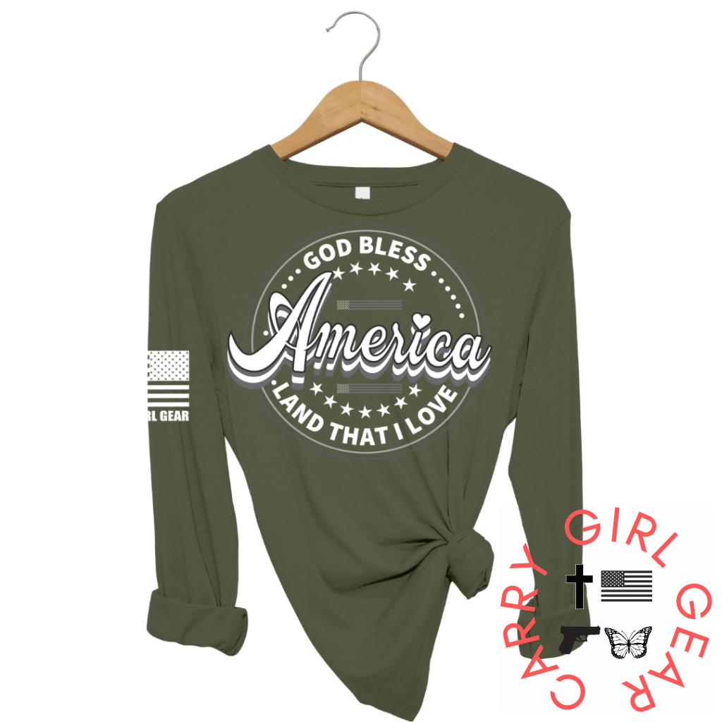 Land That I Love Long Sleeve Olive / Xs