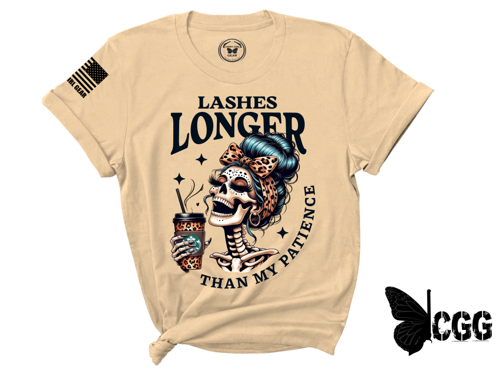 Lashes Tee Xs / Cream Unisex Cut Cgg Perfect