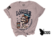 Lashes Tee Xs / Latte Unisex Cut Cgg Perfect