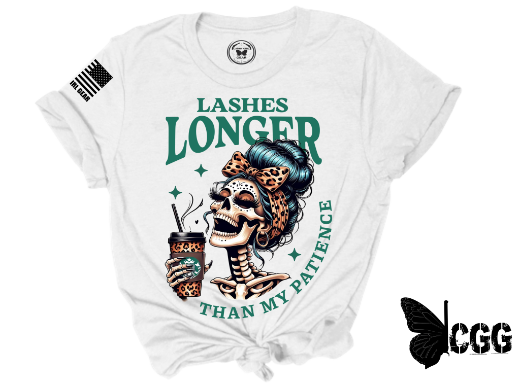 Lashes Tee Xs / White Unisex Cut Cgg Perfect