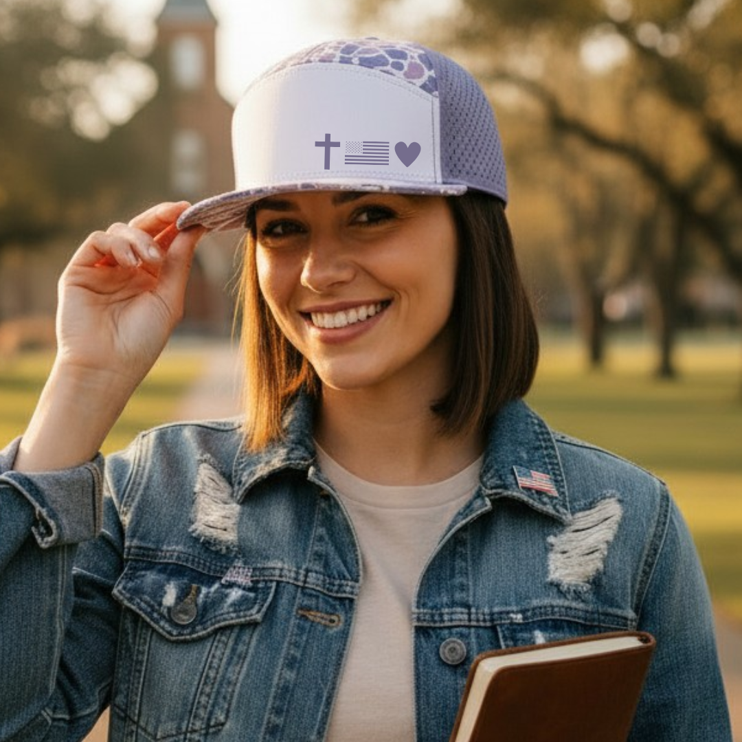 FAITH FREEDOM & LOVE CAMO HAT