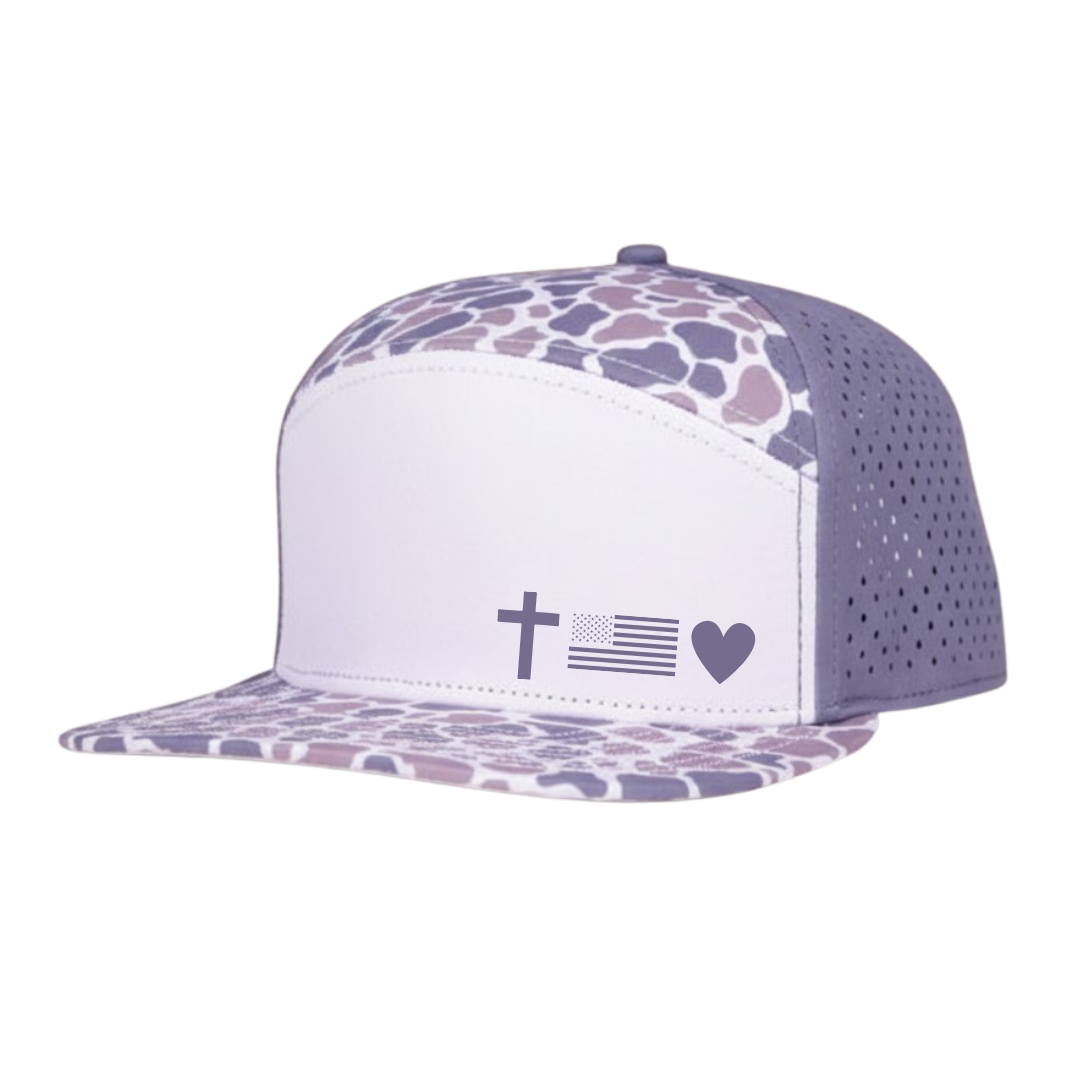 FAITH FREEDOM & LOVE CAMO HAT