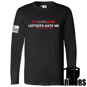 Leftists Hate Me Long Sleeve Sm / Black