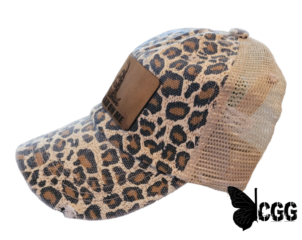 Leopard Dont Tread On Me Trucker Leopard/tan