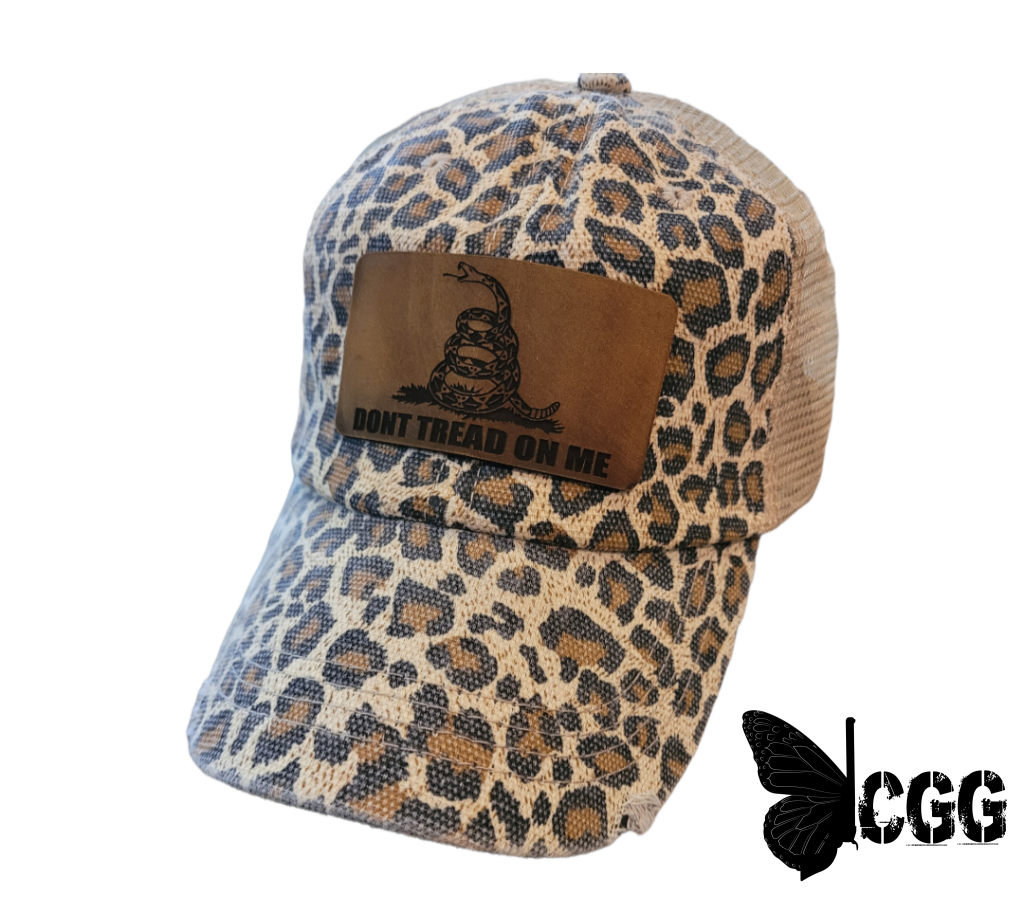 Leopard Dont Tread On Me Trucker Leopard/tan