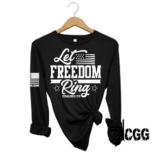 Let Freedom Ring Long Sleeve Black / Xs