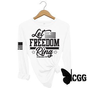 Let Freedom Ring Long Sleeve White / Xs