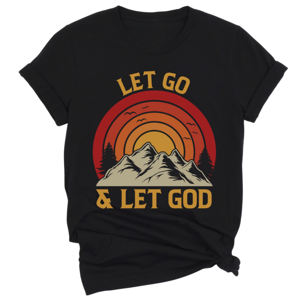 LET GO & LET GOD TEE Black / XS T-Shirts
