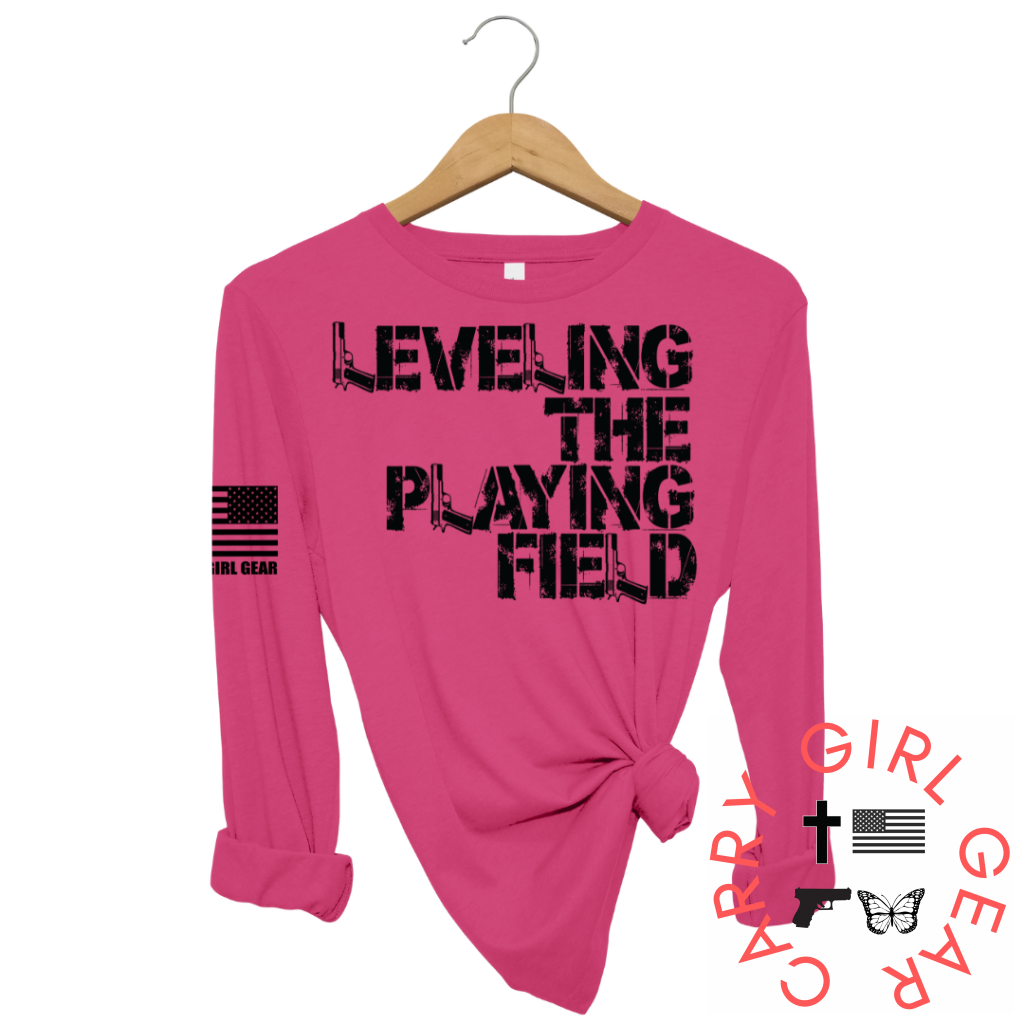 Leveling The Playing Field Long Sleeve Berry / Xs