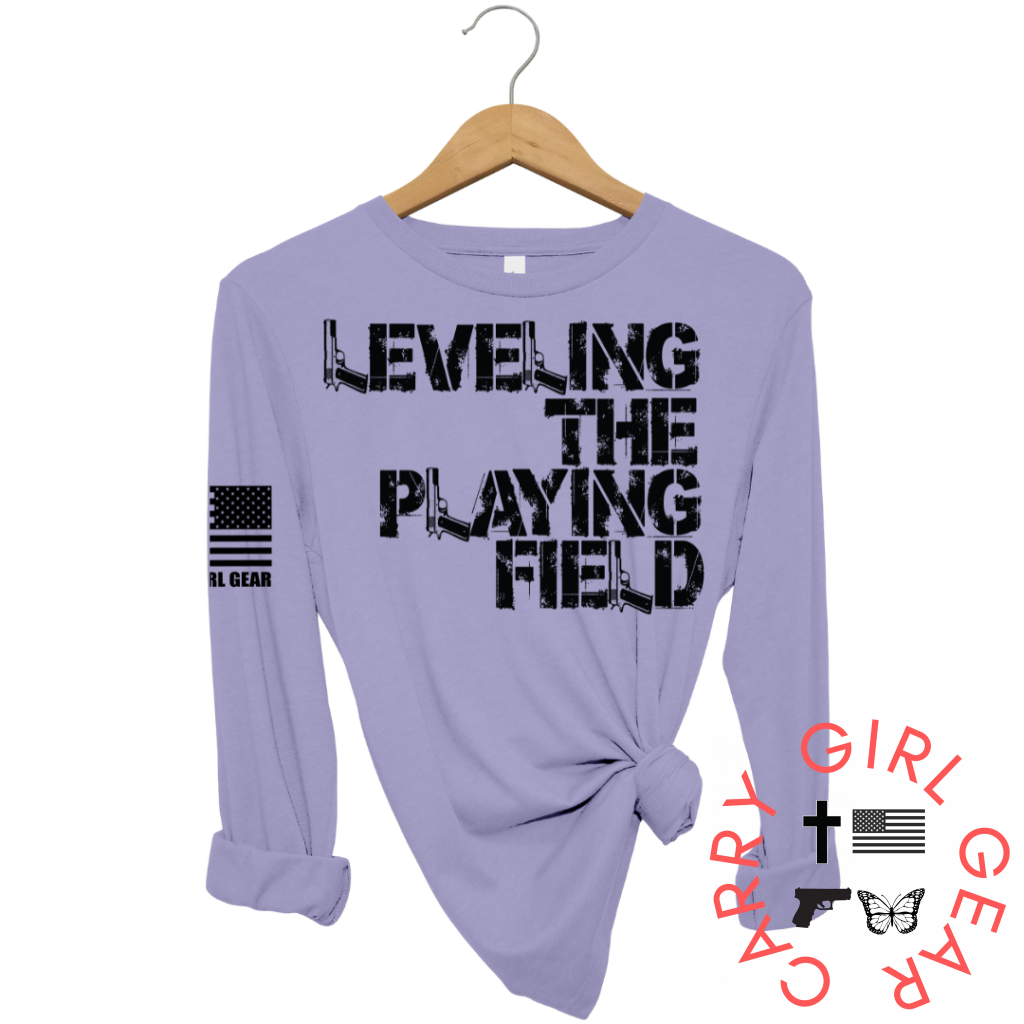 Leveling The Playing Field Long Sleeve Lavender / Xs