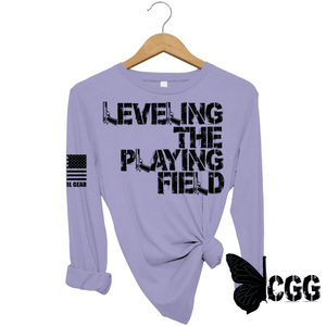 Leveling The Playing Field Long Sleeve Lavender / Xs