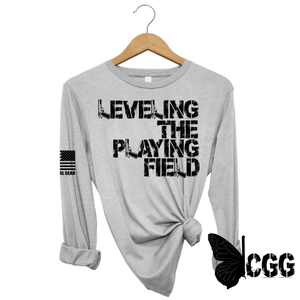Leveling The Playing Field Long Sleeve Steel / Xs