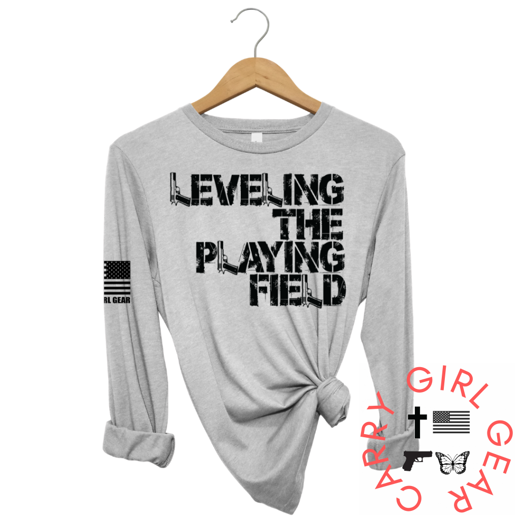 Leveling The Playing Field Long Sleeve Steel / Xs