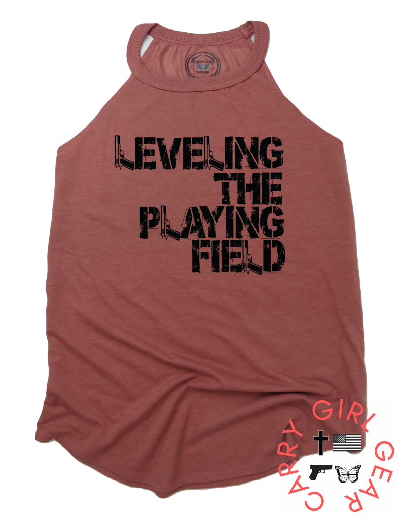Leveling The Playing Field Badass Tank Xs / Blush Cgg Badass Tank