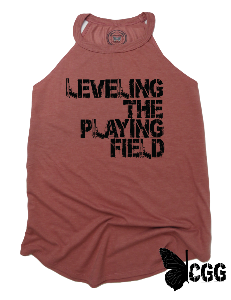 Leveling The Playing Field Badass Tank Xs / Blush Cgg Badass Tank