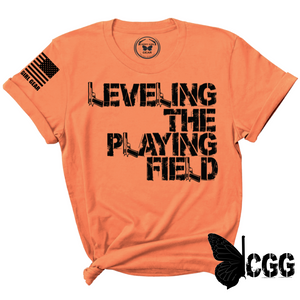 Leveling The Playing Field Tee Xs / Coral Unisex Cut Cgg Perfect Tee