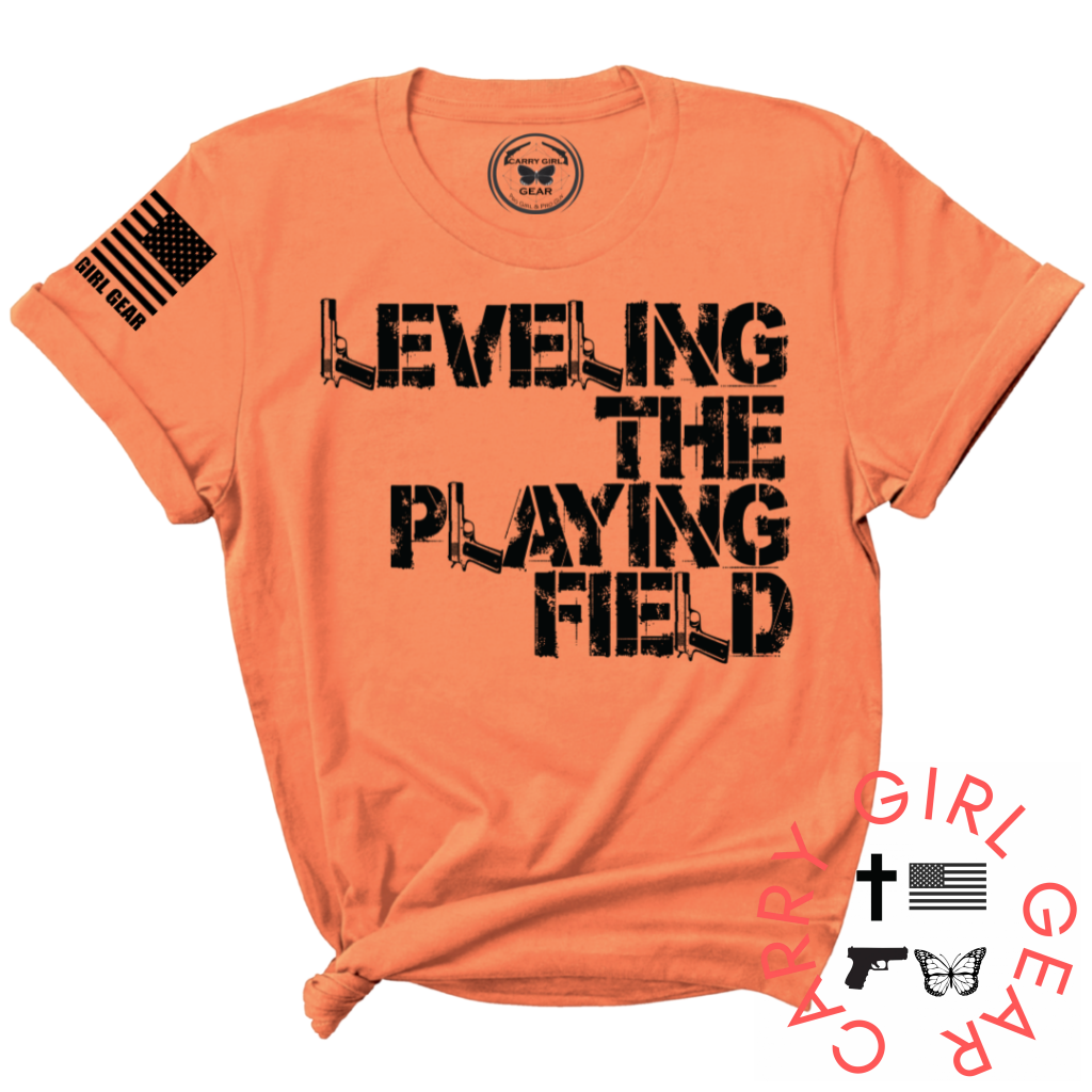 Leveling The Playing Field Tee Xs / Coral Unisex Cut Cgg Perfect Tee