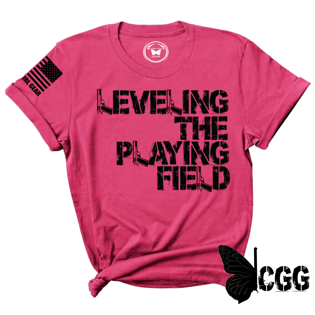 Leveling The Playing Field Tee Xs / Latte Unisex Cut Cgg Perfect Tee