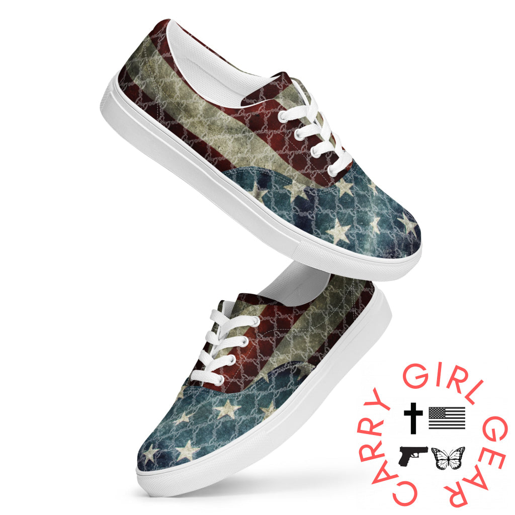 Liberty Lace-up Canvas Shoes 5 Shoes