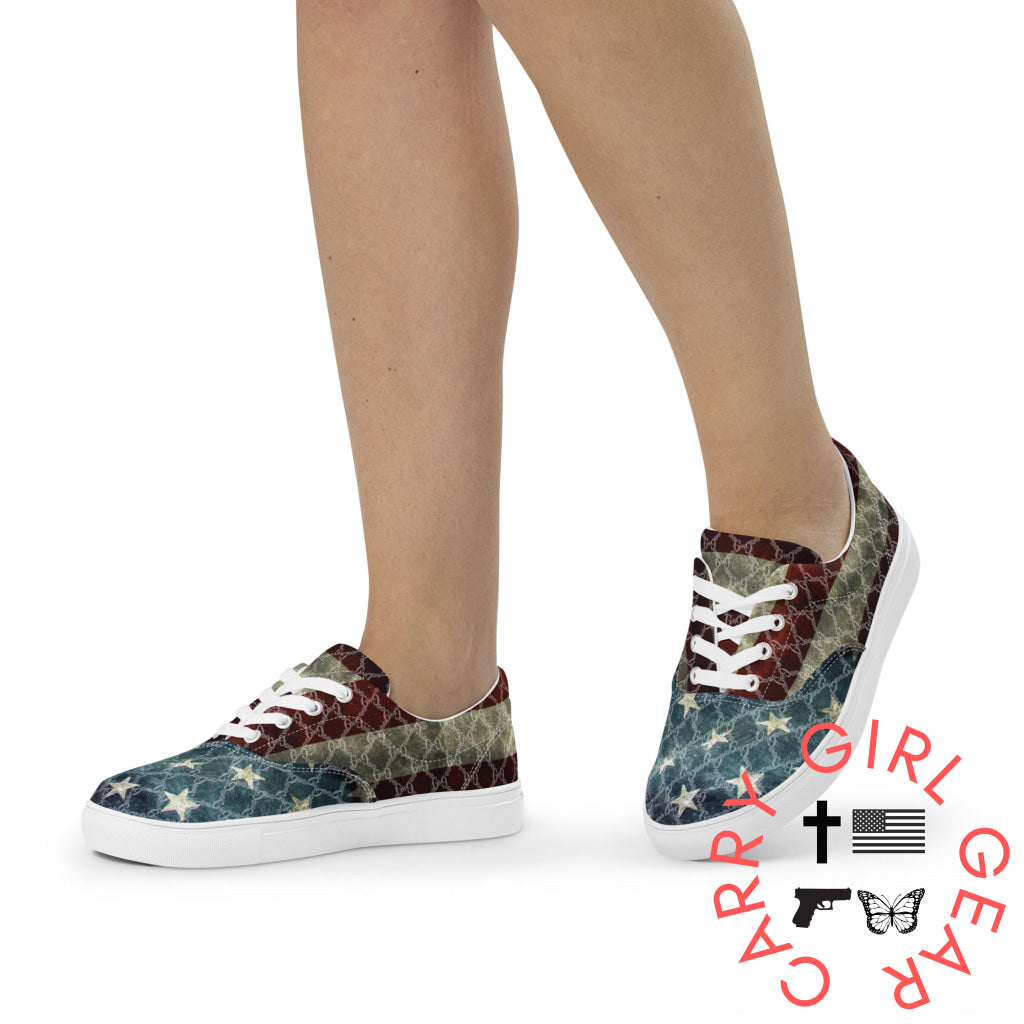 Liberty Lace-up Canvas Shoes Shoes