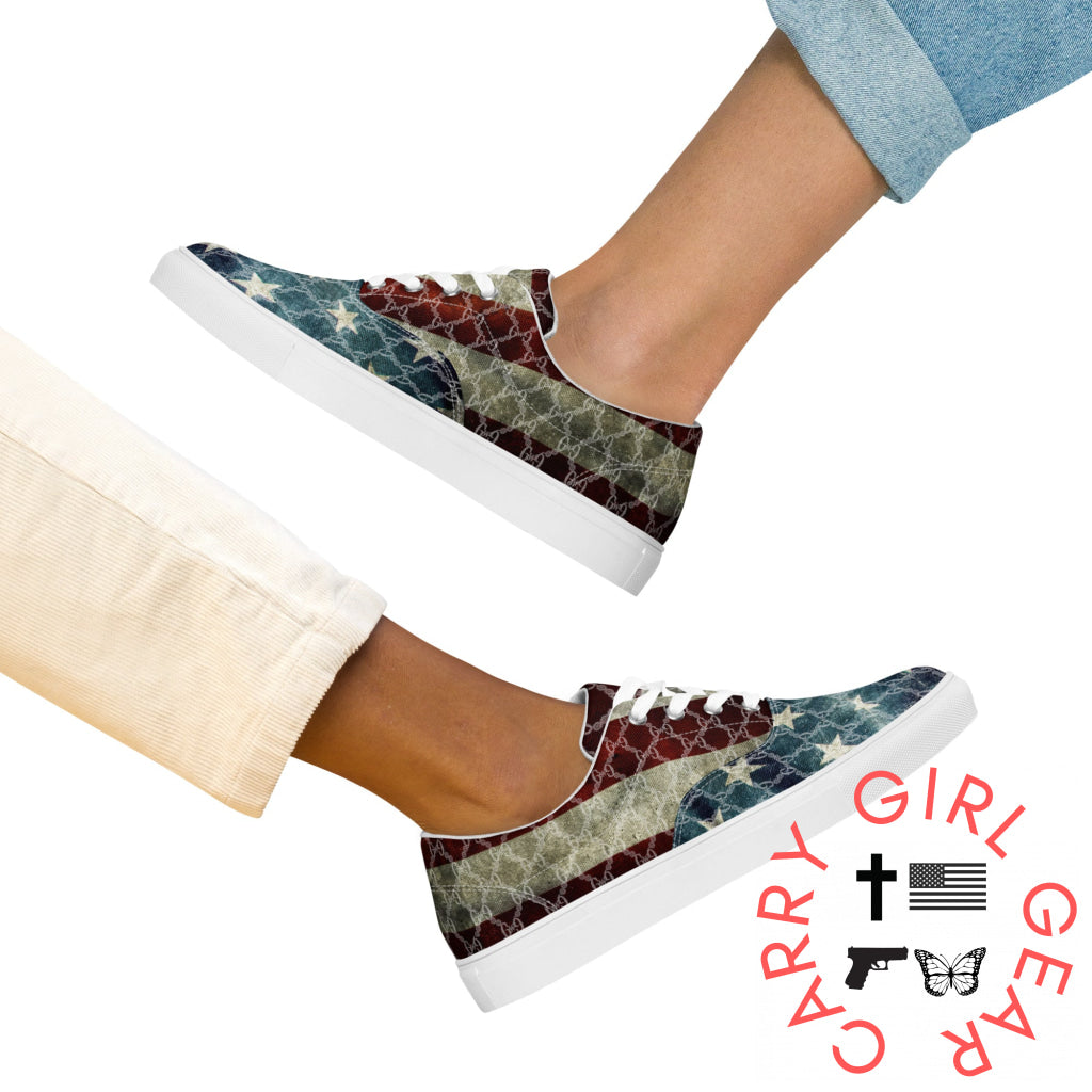 Liberty Lace-up Canvas Shoes Shoes