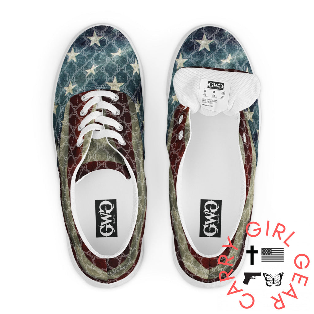 Liberty Lace-up Canvas Shoes Shoes