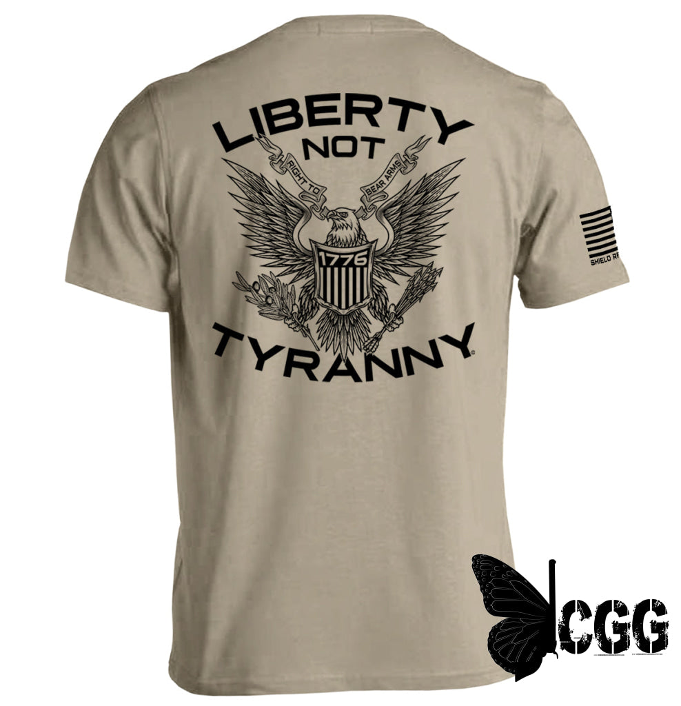 Liberty Not Tyranny Tan / S Tee Nc - Apparel