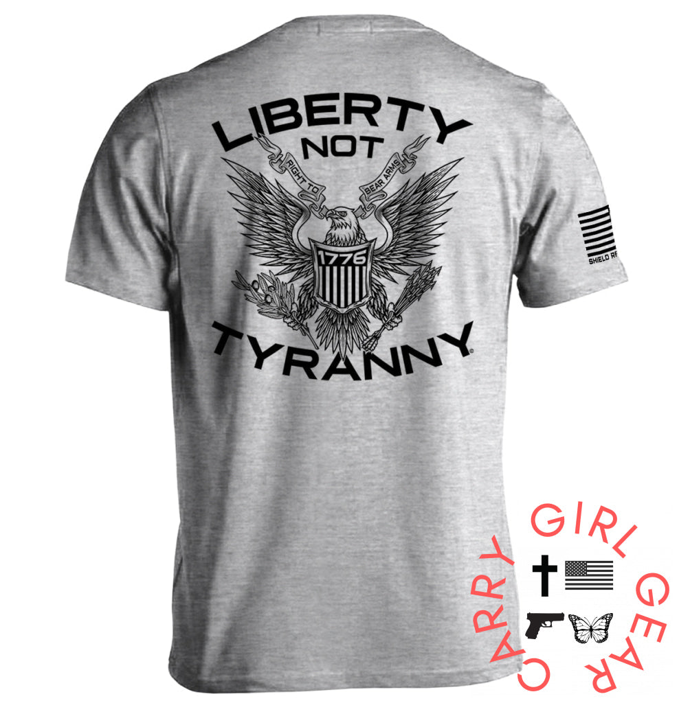 Liberty Not Tyranny Sport Grey / S Tee Nc - Apparel