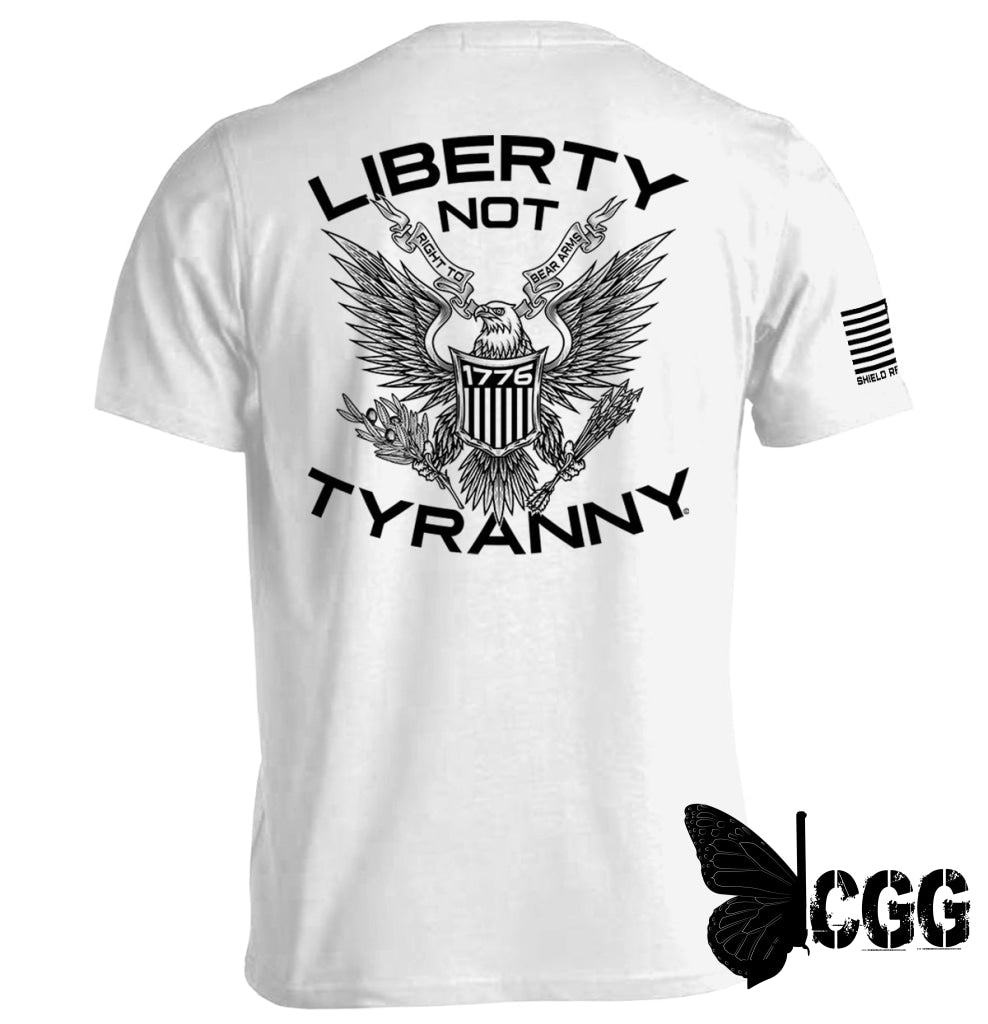 Liberty Not Tyranny White / S Tee Nc - Apparel