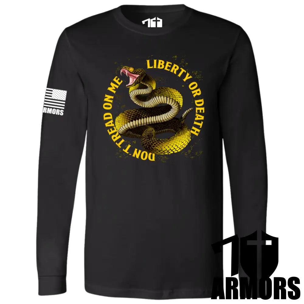 Liberty Or Death Long Sleeve Sm / Black